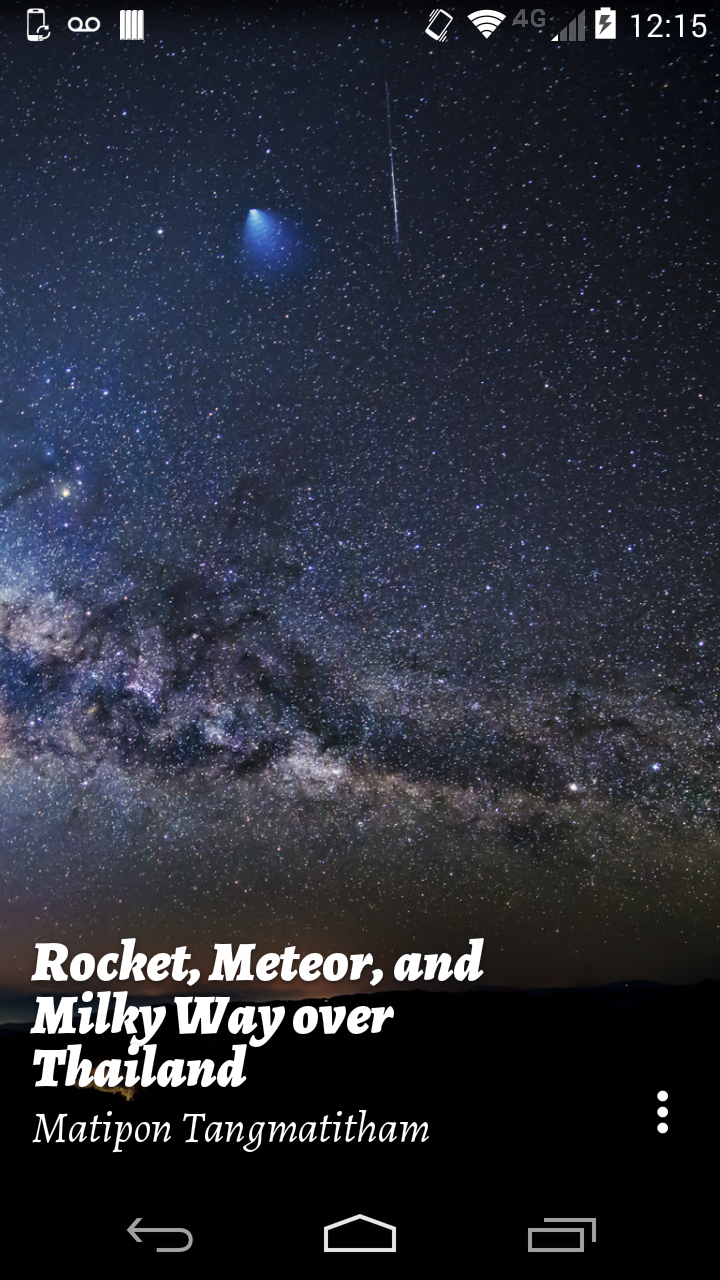 APOD Muzei Screen 1