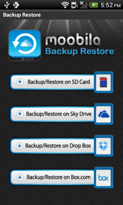 Backup Restore Pro Screen 2