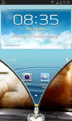 免費下載個人化APP|Kitty Cat Zipper Lock Screen app開箱文|APP開箱王