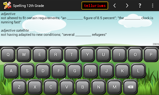 Download FREE Spelling 12th Grade APK