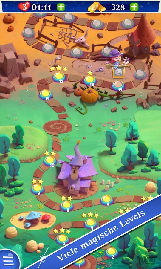 Bubble Witch 2 Saga - screenshot