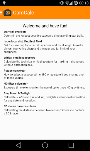 DSLR CamCalc - Free