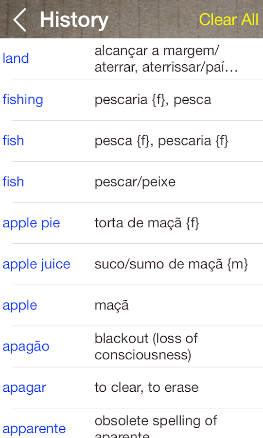 Portuguese English Dictionary & Translator Free Android Apps on