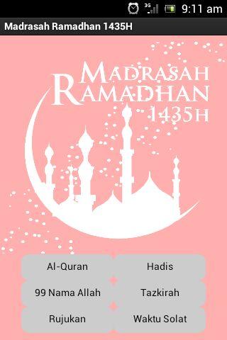 Madrasah Ramadhan 1435H