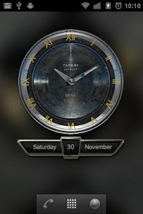 CASTLE Designer Clock Widget - náhled