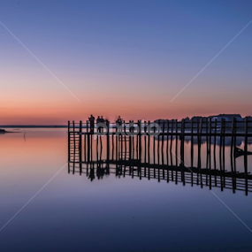 Mourisca's sunrise. by Eugénio Buchinho - Landscapes Waterscapes