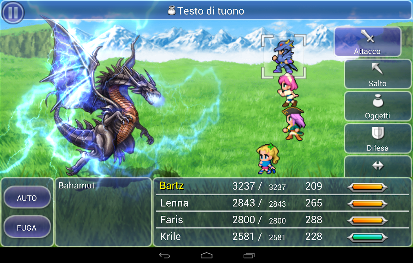  Android   FINAL FANTASY V disponibile a soli 14,49 €...