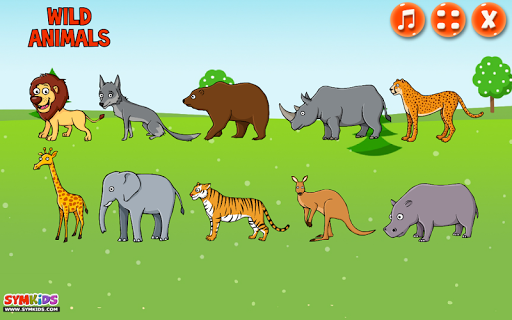 【免費教育App】Wild Animals for kids-APP點子