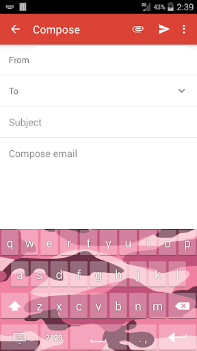 【免費個人化App】Pink Camo Keyboard-APP點子