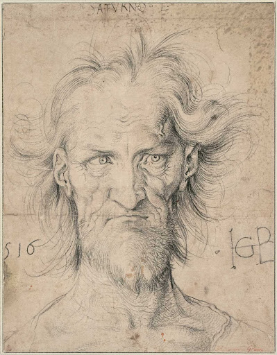 Head of a Bearded Old Man ("Saturn"), 1516