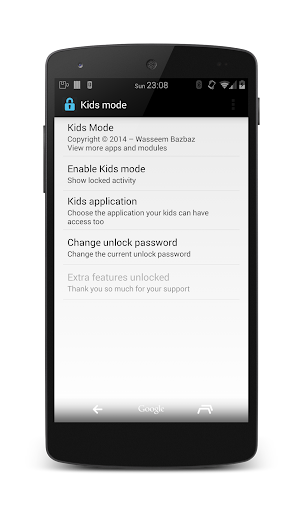 Kids Mode Unlocker