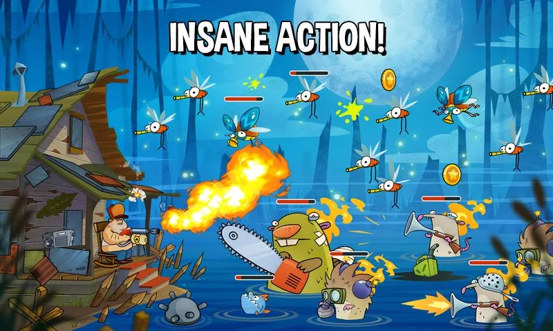 Swamp Attack - screenshot