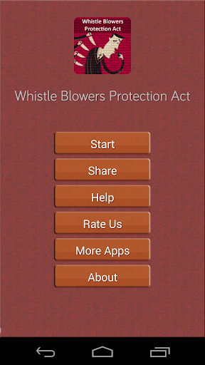 Whistle Blowers Protection Act