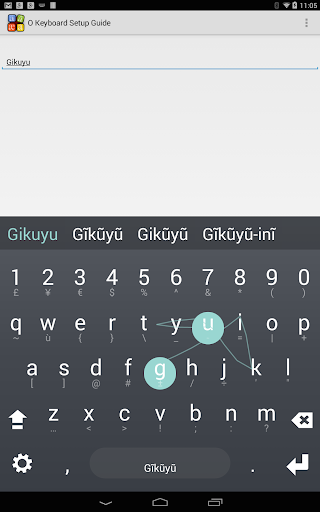 Gikuyu Keyboard plugin