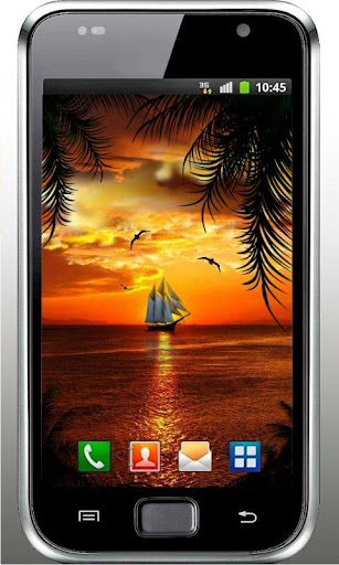 Tropical Sunset Live Wallpaper