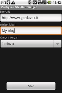 Free Site Alert Widget APK