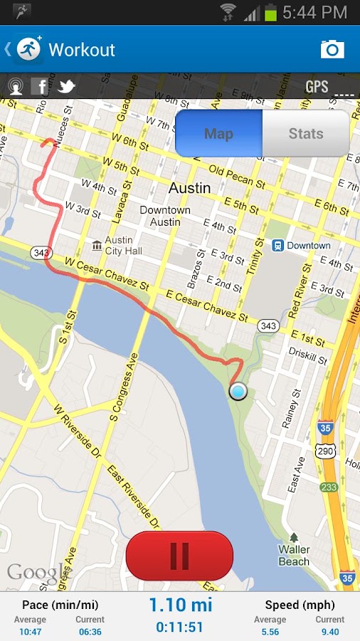 MapMyRun+ Android