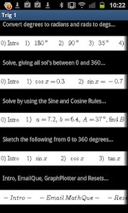 Sine & Cosine Rules+ Trig Eqns Screenshots 0