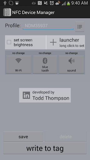 NFC Device Manager