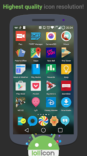 Lollicon Launcher Theme - screenshot