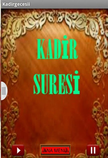 KADİR GECESİ SESLİ DUA SURESİ