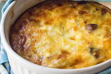 Egg Bake with Butternut Squash, Hash Browns, and Cheese