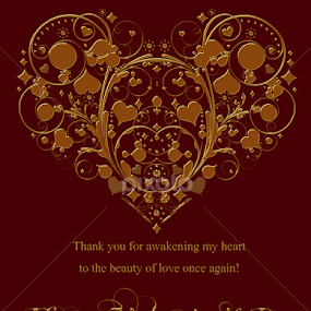 Happy Valentine's Day by Debbie Goodwin - Typography Words