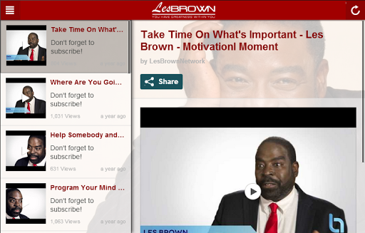 【免費商業App】The OFFICIAL Les Brown App-APP點子