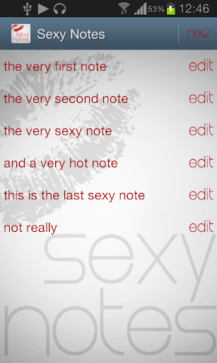 Sexy Notes