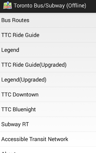 【免費交通運輸App】Toronto Bus/Subway (Offline)-APP點子