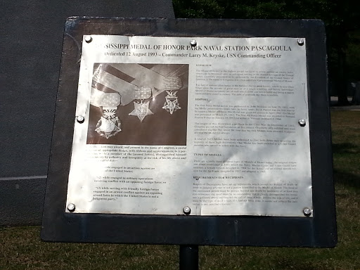 Mississippi Medal of Honor Park Naval Station Pascagoula