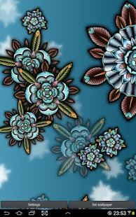 Download Tattoo Flowers Live Wallpaper APK