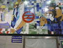 Mural at Barakhamba Road Metro Station