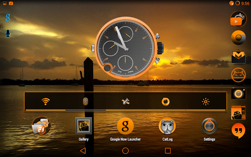 【免費個人化App】SunsetOrange CM11 Theme-APP點子