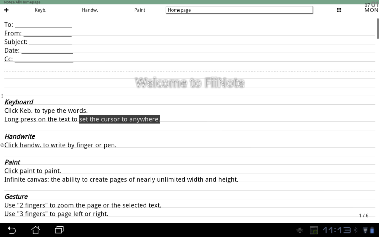 FiiNote, note everything(New!) - screenshot