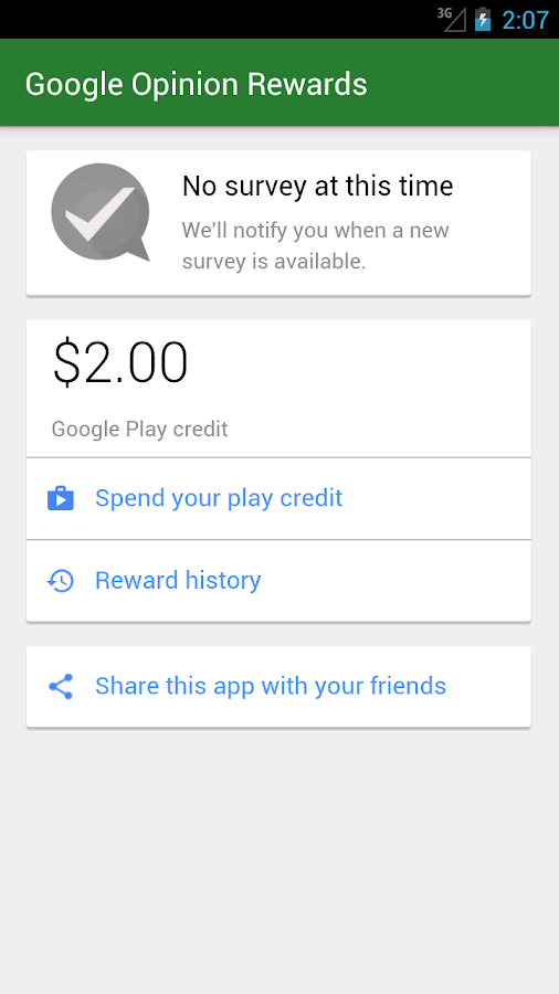 Google Opinion Rewards - Android Apps on Google Play