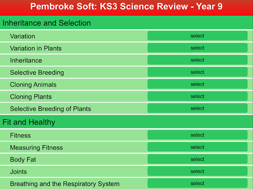 KS3 Science Review - Year 9