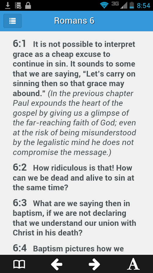 Android application Mirror Bible screenshort