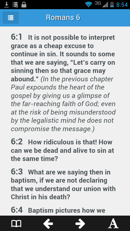 Mirror Bible Screen 1