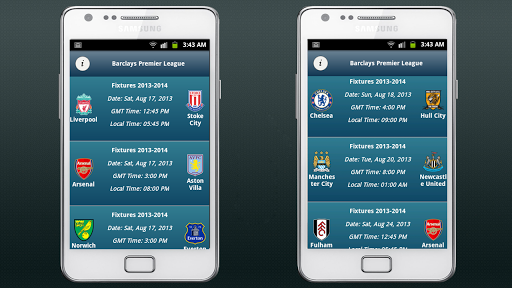 Football Fixtures