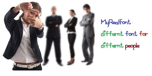 Android application MyRealFont Pro (SAMSUNG NOTE) screenshort