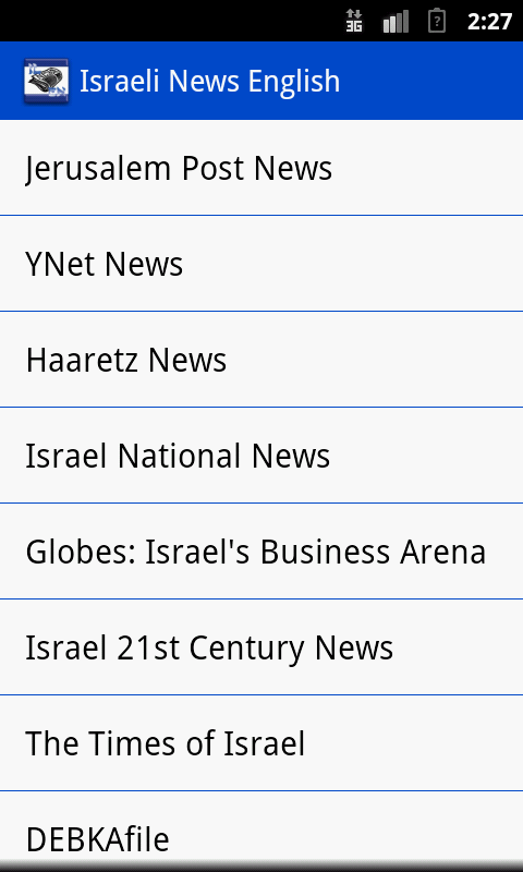 Israeli News English (Ad-Free) Screen 1