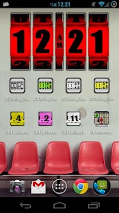 Free Download 3D Rolling Clock RED APK for Android