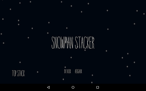 Snowman Stacker