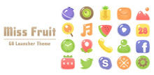 Miss Fruit GO Launcher Theme APK