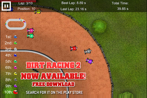 Android application Sprint Car Dirt Racing Game screenshort