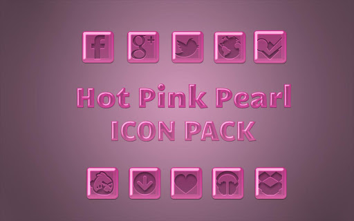 Hot Pink Pearl - Icon Pack