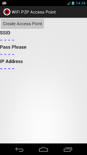 Wi-Fi P2P Access Point