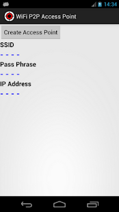 Free Wi-Fi P2P Access Point APK for Android