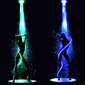 Neon Dancing Sexy Girl LWP !! logo